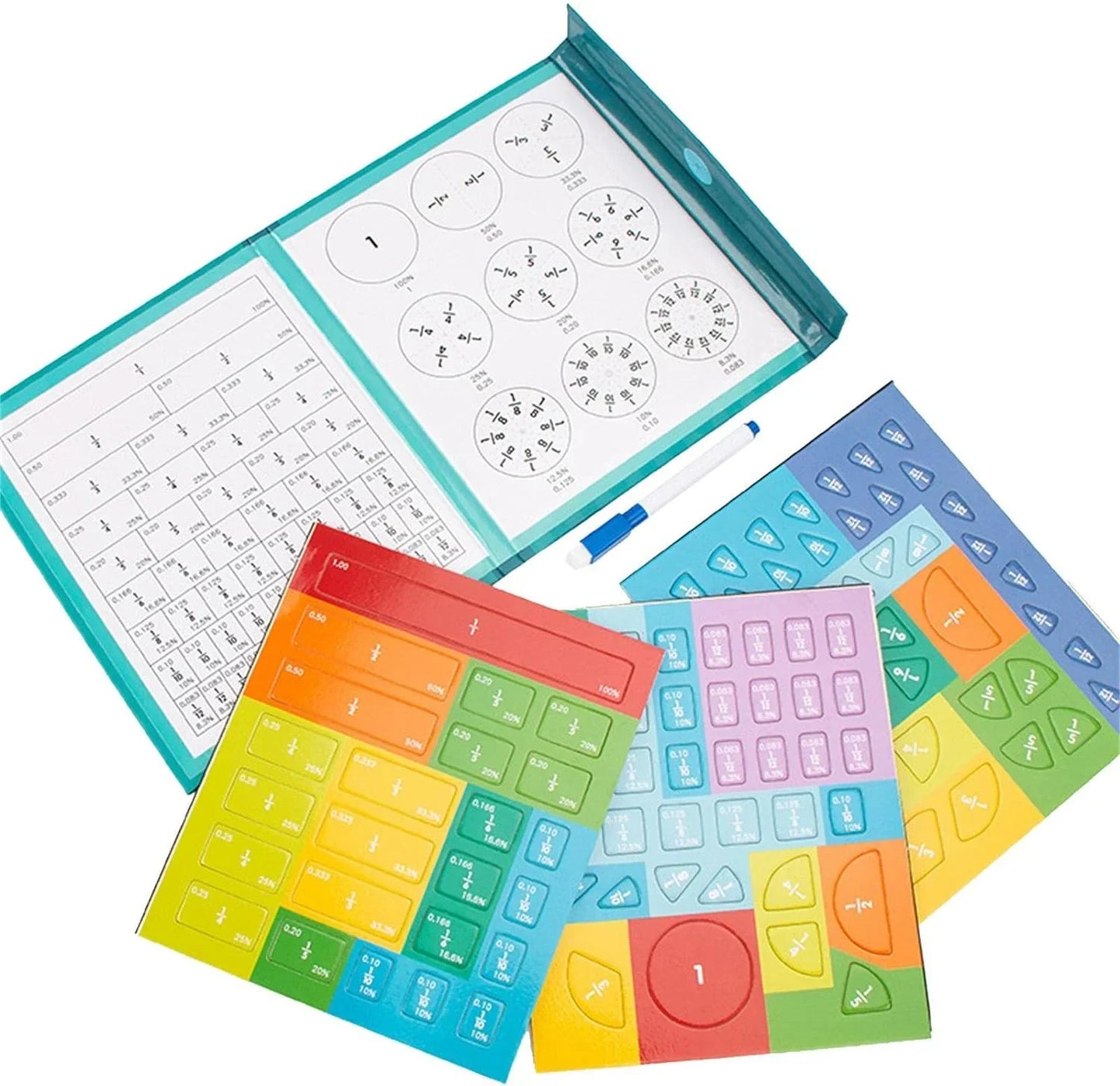 Alloria Montessori Magnetic Fraction Learning Set