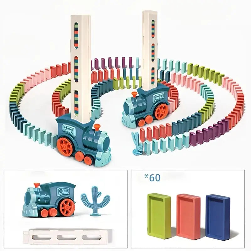 Kids' Domino Train Toy Set