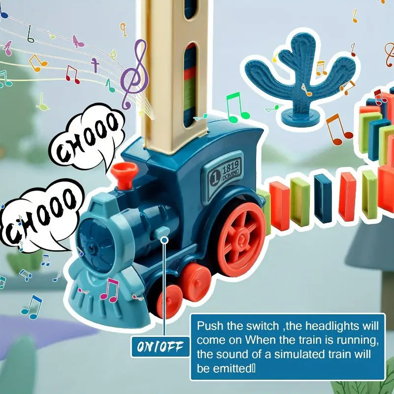 Kids' Domino Train Toy Set